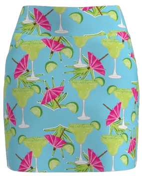 AB Sport Women's Front Pocket Golf Skirt - Margarita Print