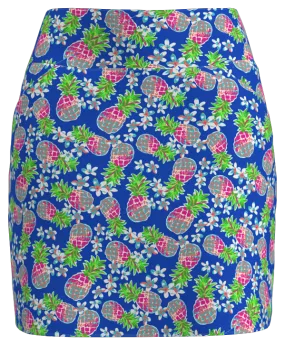 AB Sport Women's Pineapple Print Front Pocket Golf Skirt - PINP