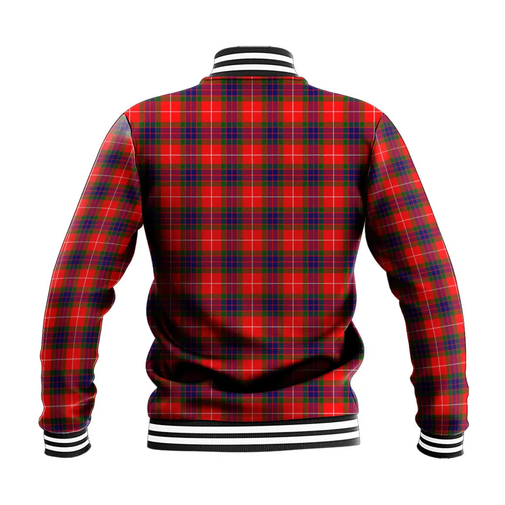 Abernethy Tartan Baseball Jacket with Family Crest