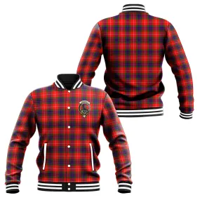 Abernethy Tartan Baseball Jacket with Family Crest