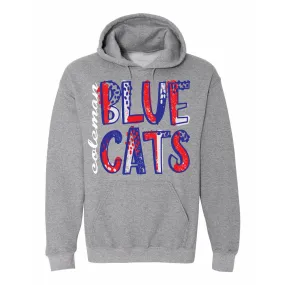 Coleman Bluecats - Splatter Hoodie