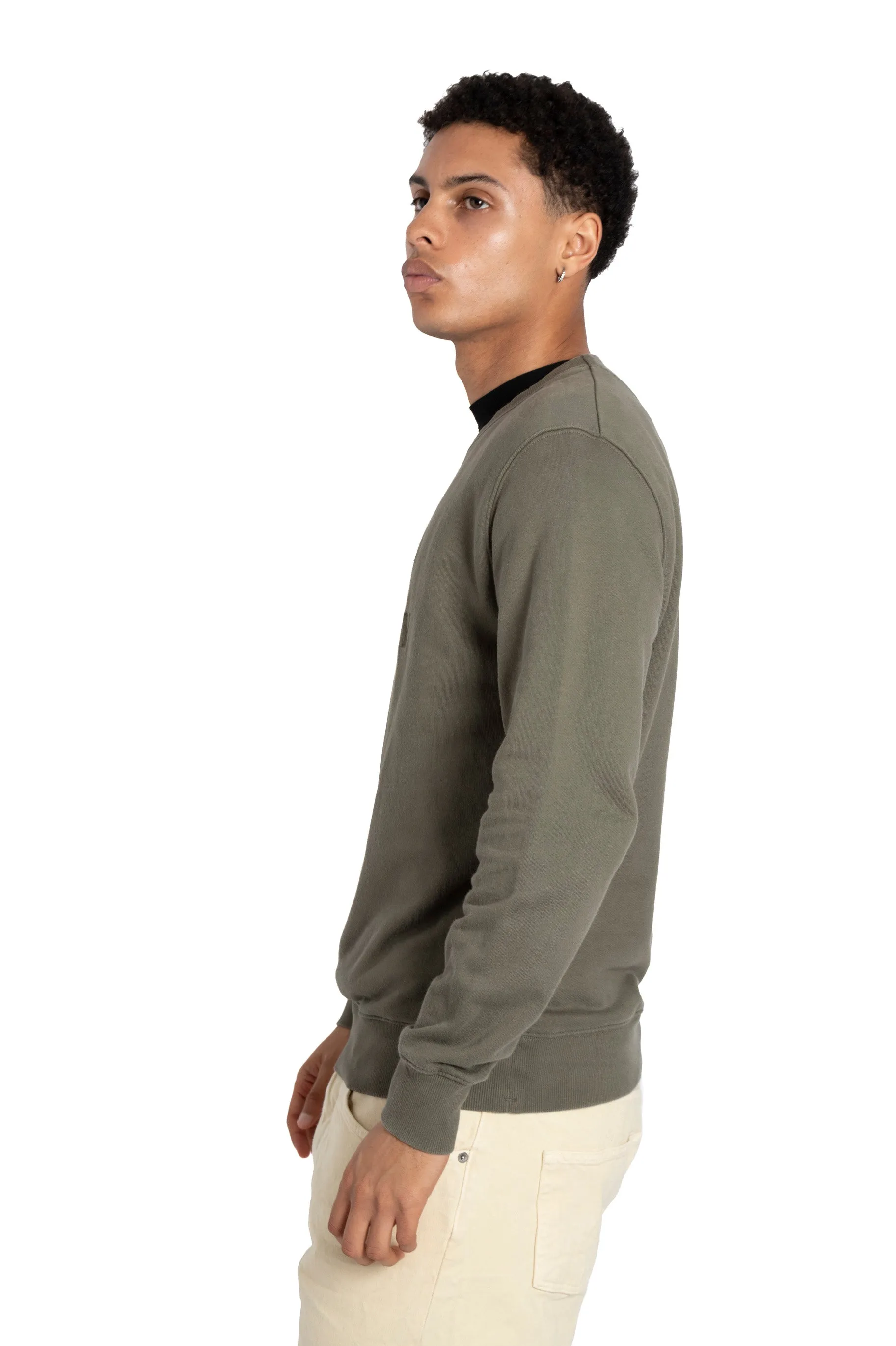 C.P. Company Spellout Khaki Sweater