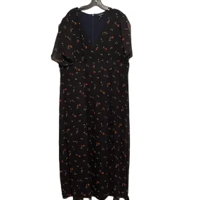 Dress Casual Midi By Madewell In Black, Size: 22