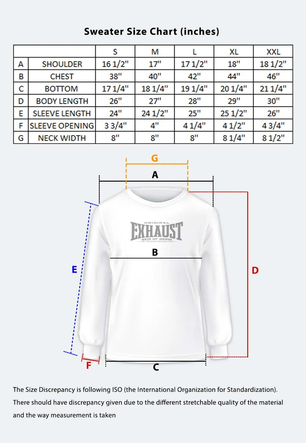 EXHAUST Long Sleeve Sweater 1398