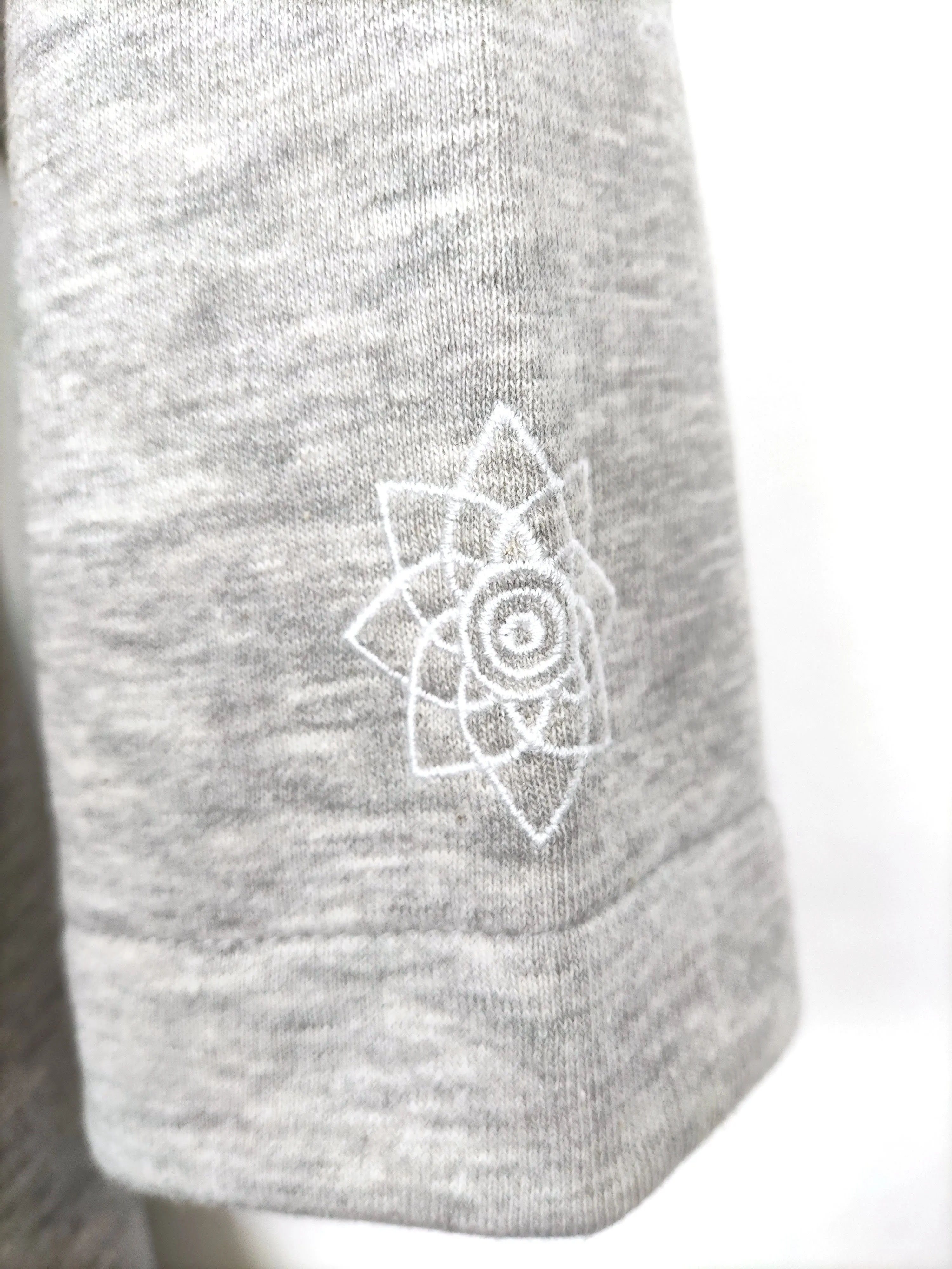 HOODIE MANTEL SWEAT "VIVI" GRAU