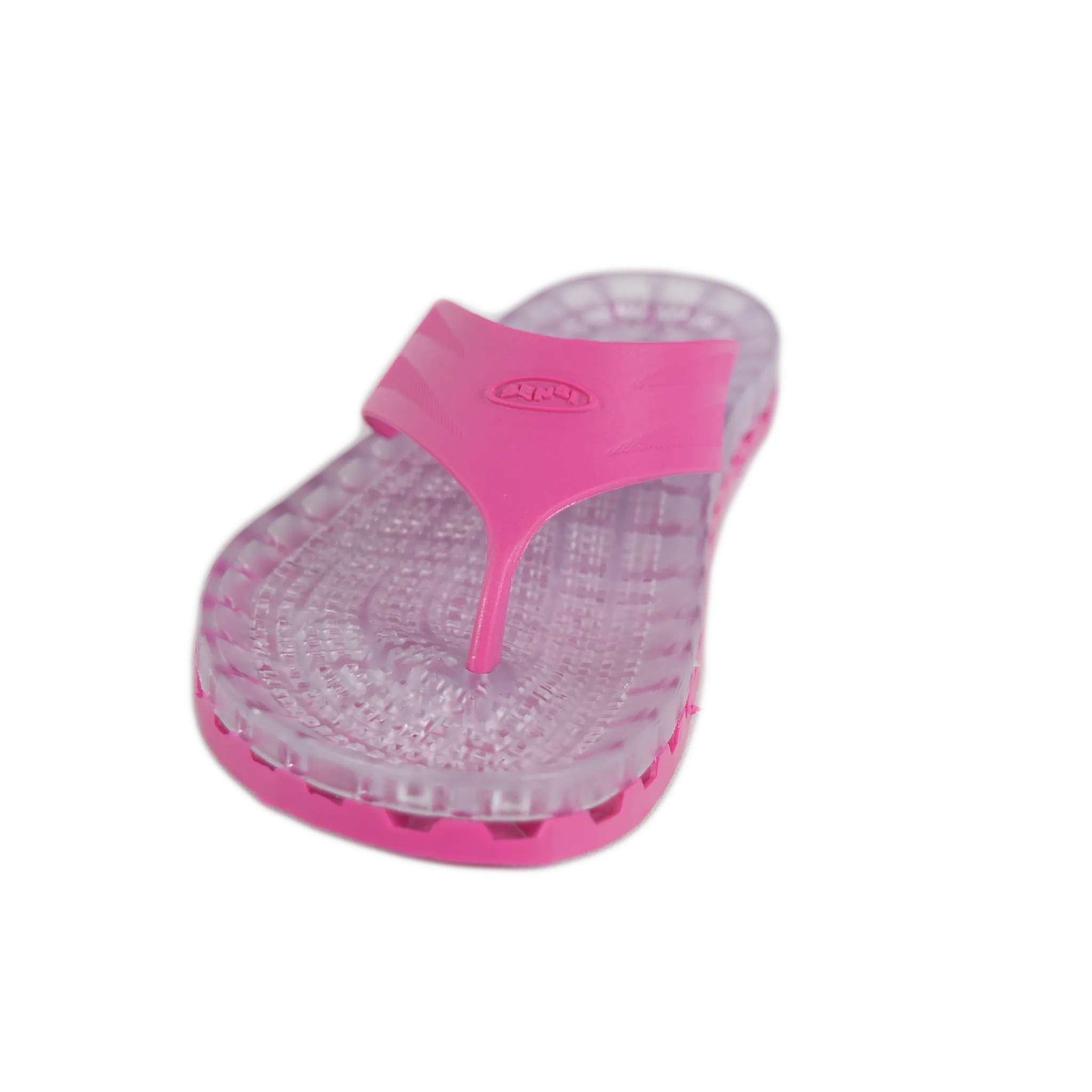 Ibiza - Clear Thong Sandal - Fuchsia