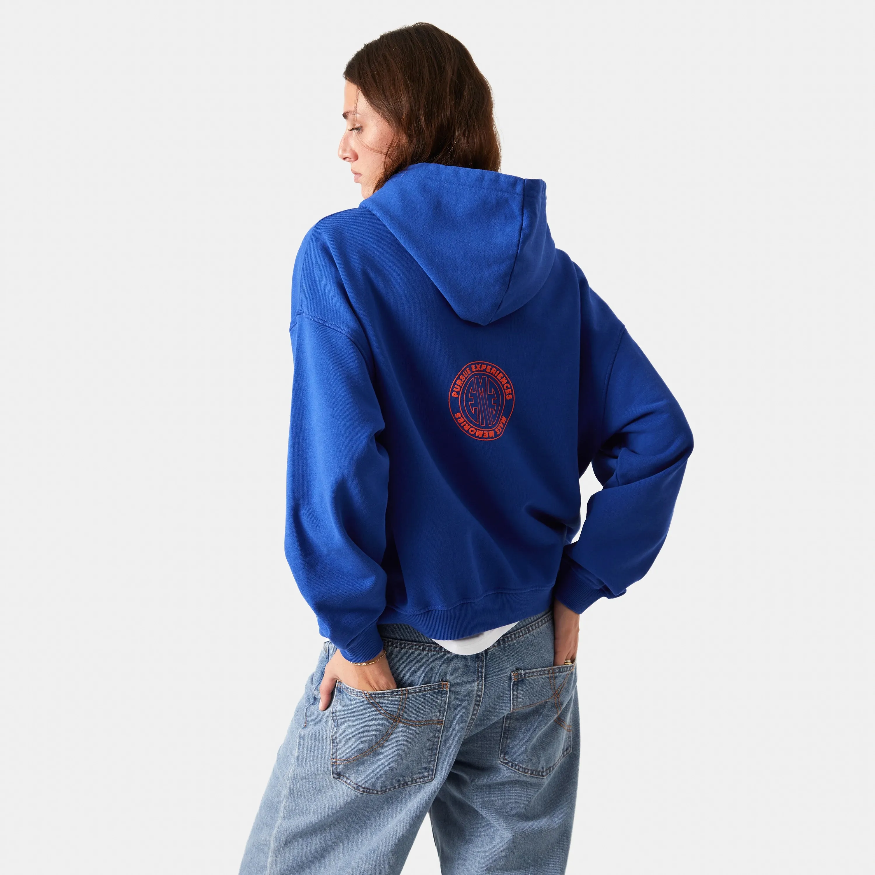 Infinite Blue Oversized Hoodie
