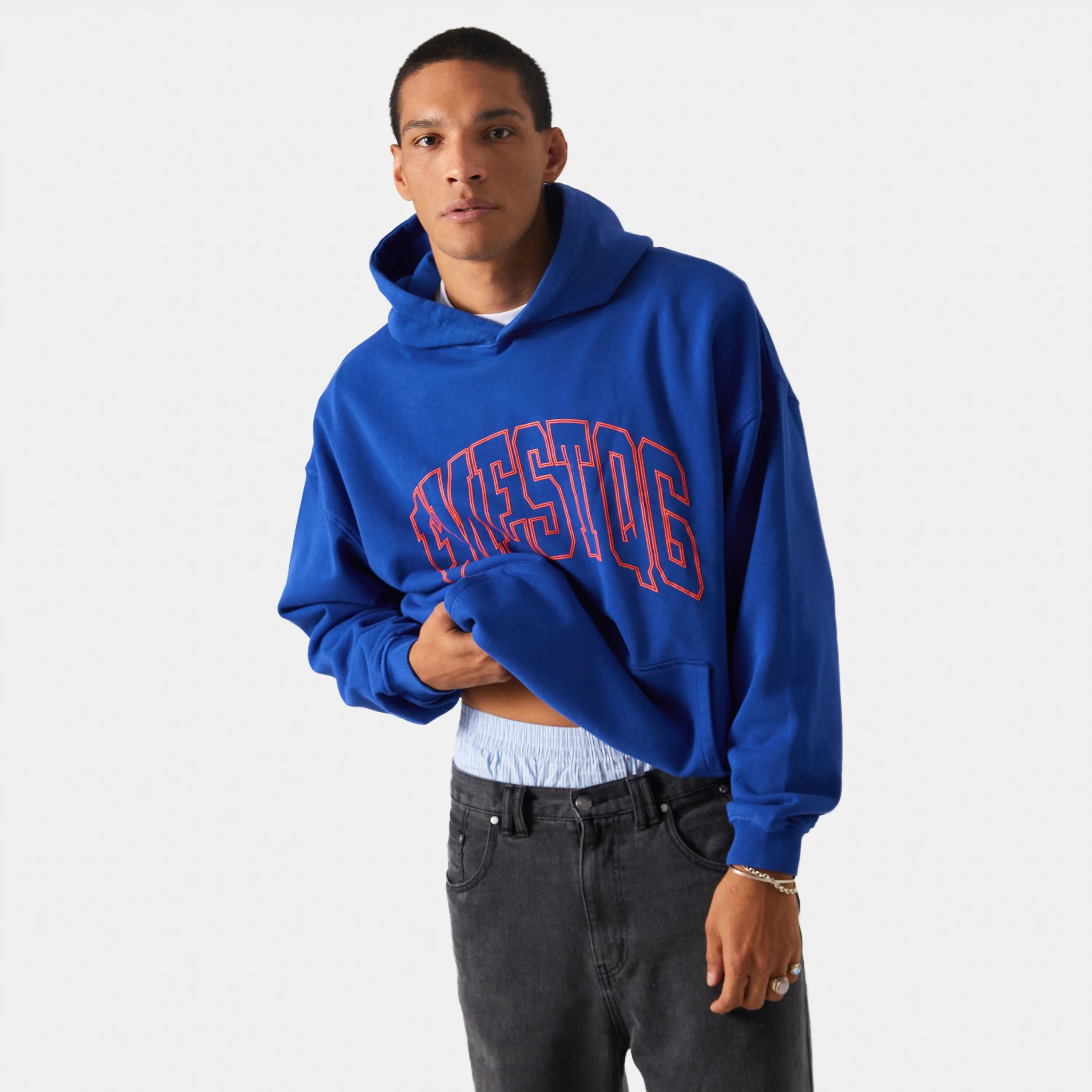 Infinite Blue Oversized Hoodie
