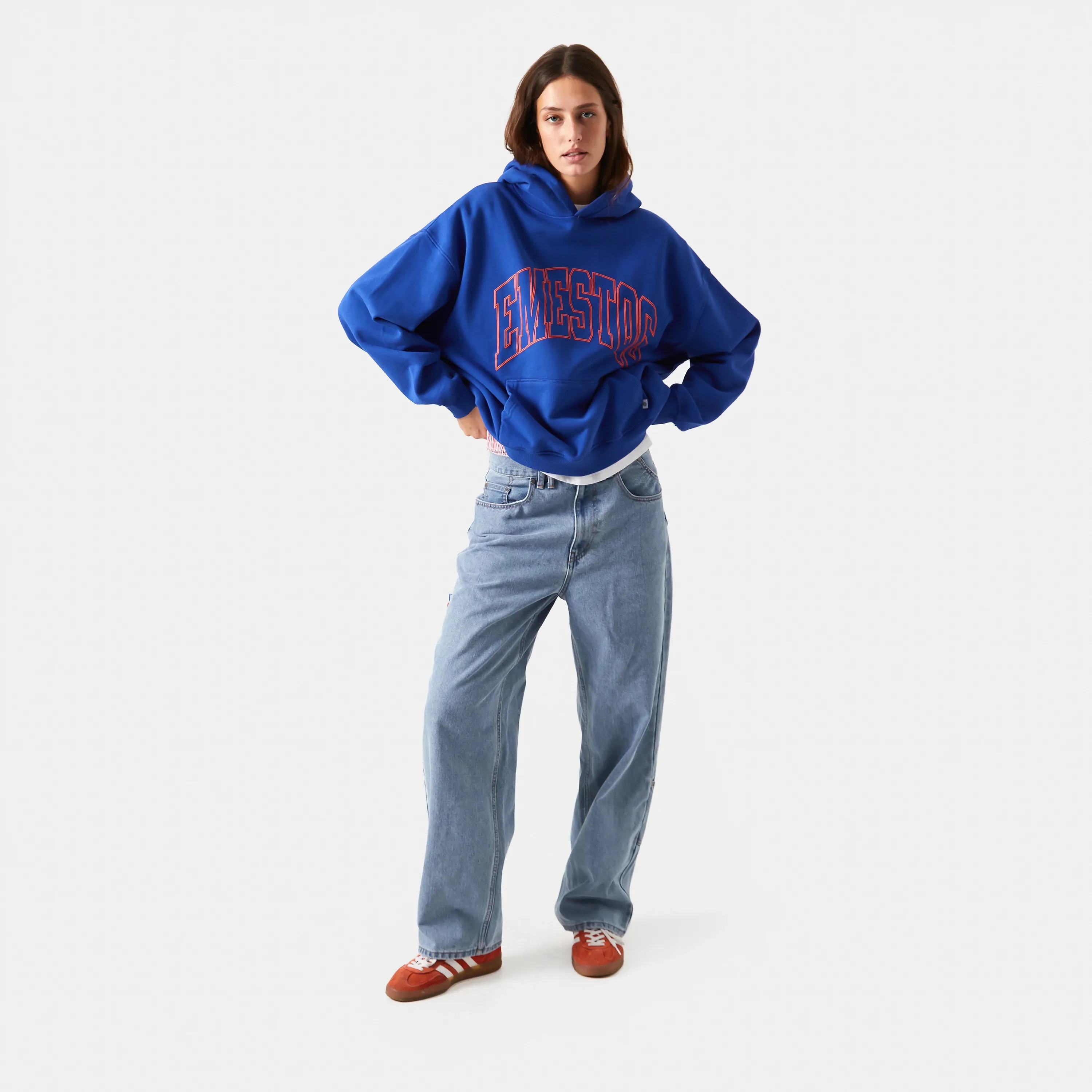 Infinite Blue Oversized Hoodie