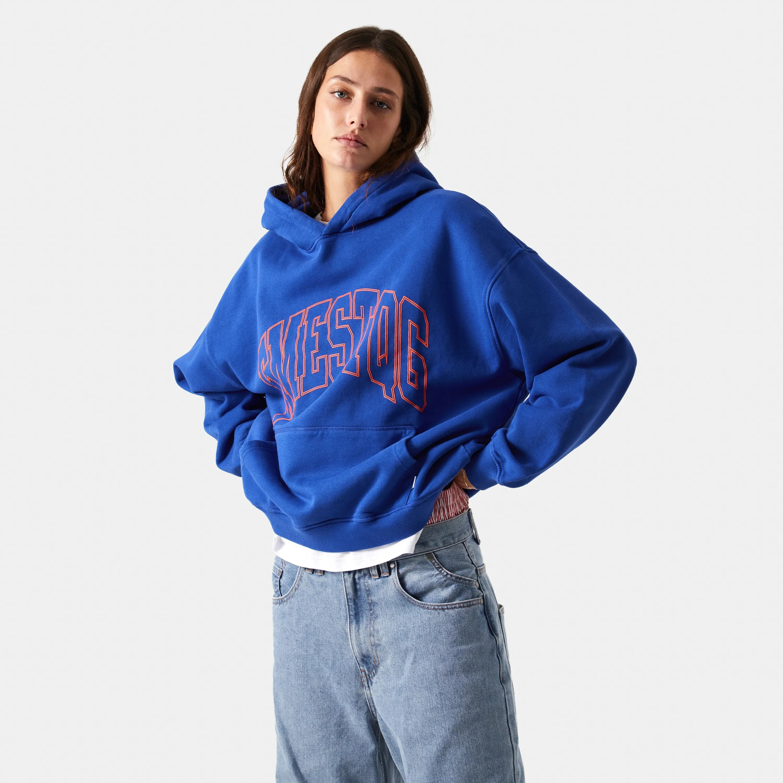 Infinite Blue Oversized Hoodie