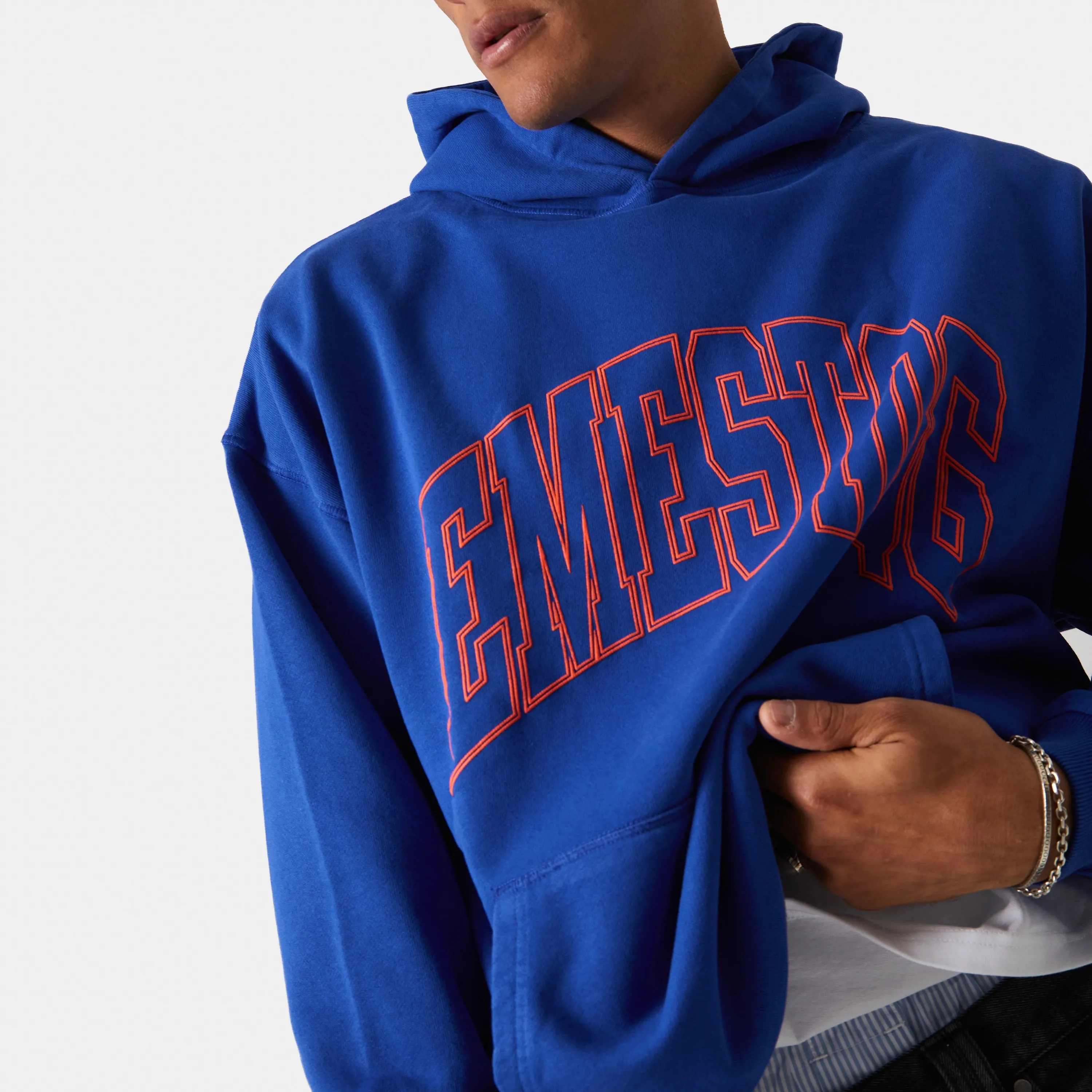 Infinite Blue Oversized Hoodie