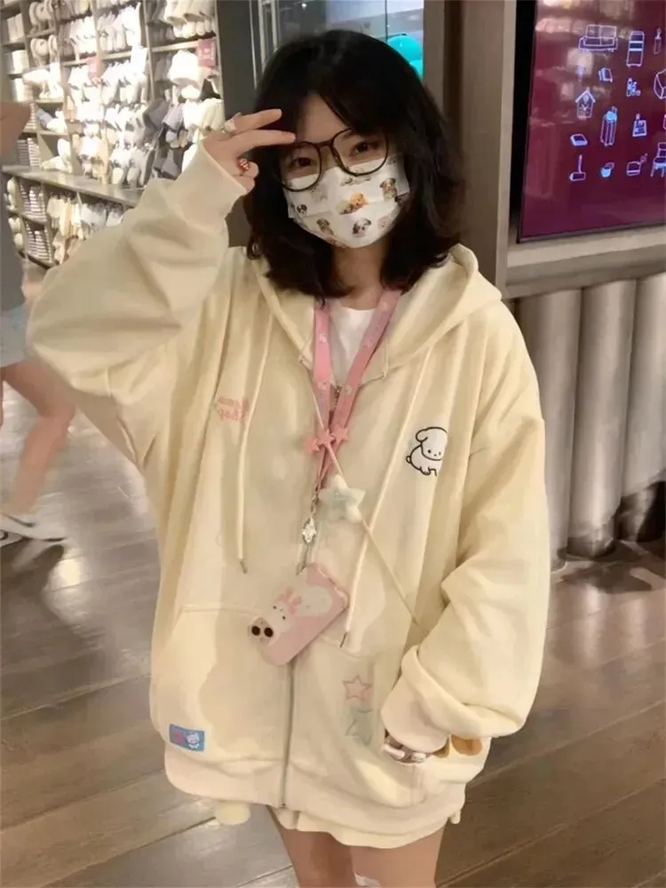 Kawaii Zip-Up Hoodie
