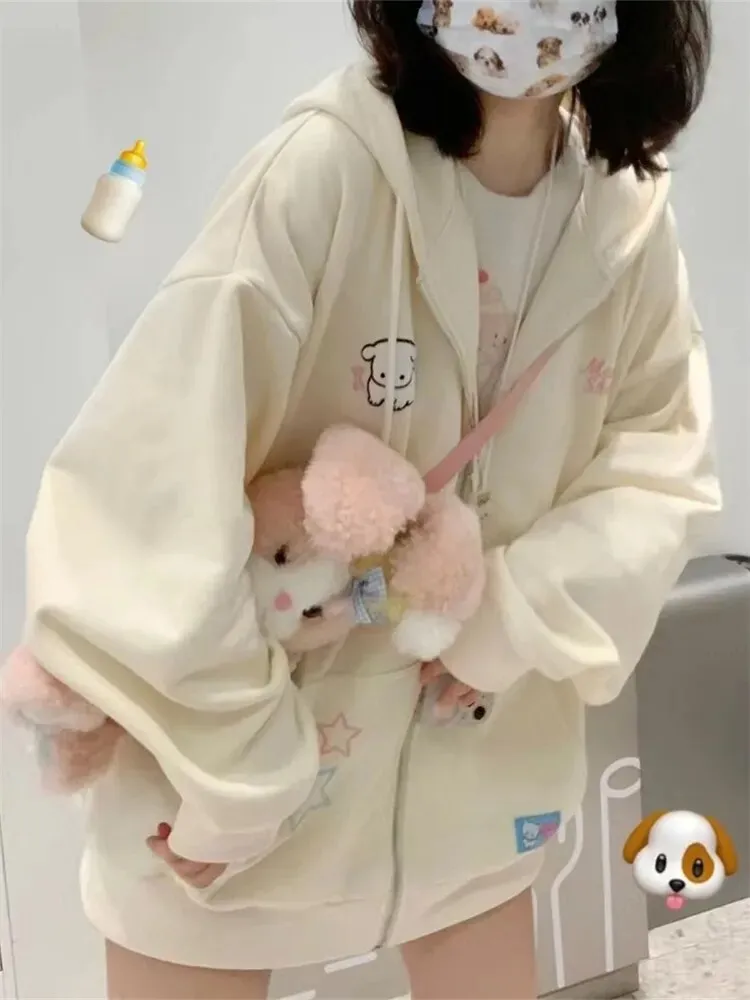 Kawaii Zip-Up Hoodie