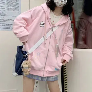 Kawaii Zip-Up Hoodie
