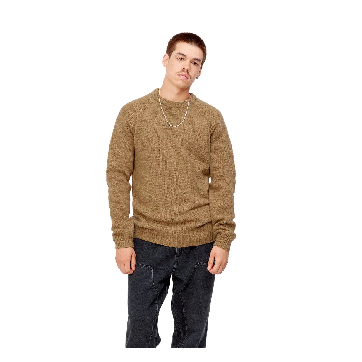 Maglione Carhartt WIP Anglistic Sweater Marrone