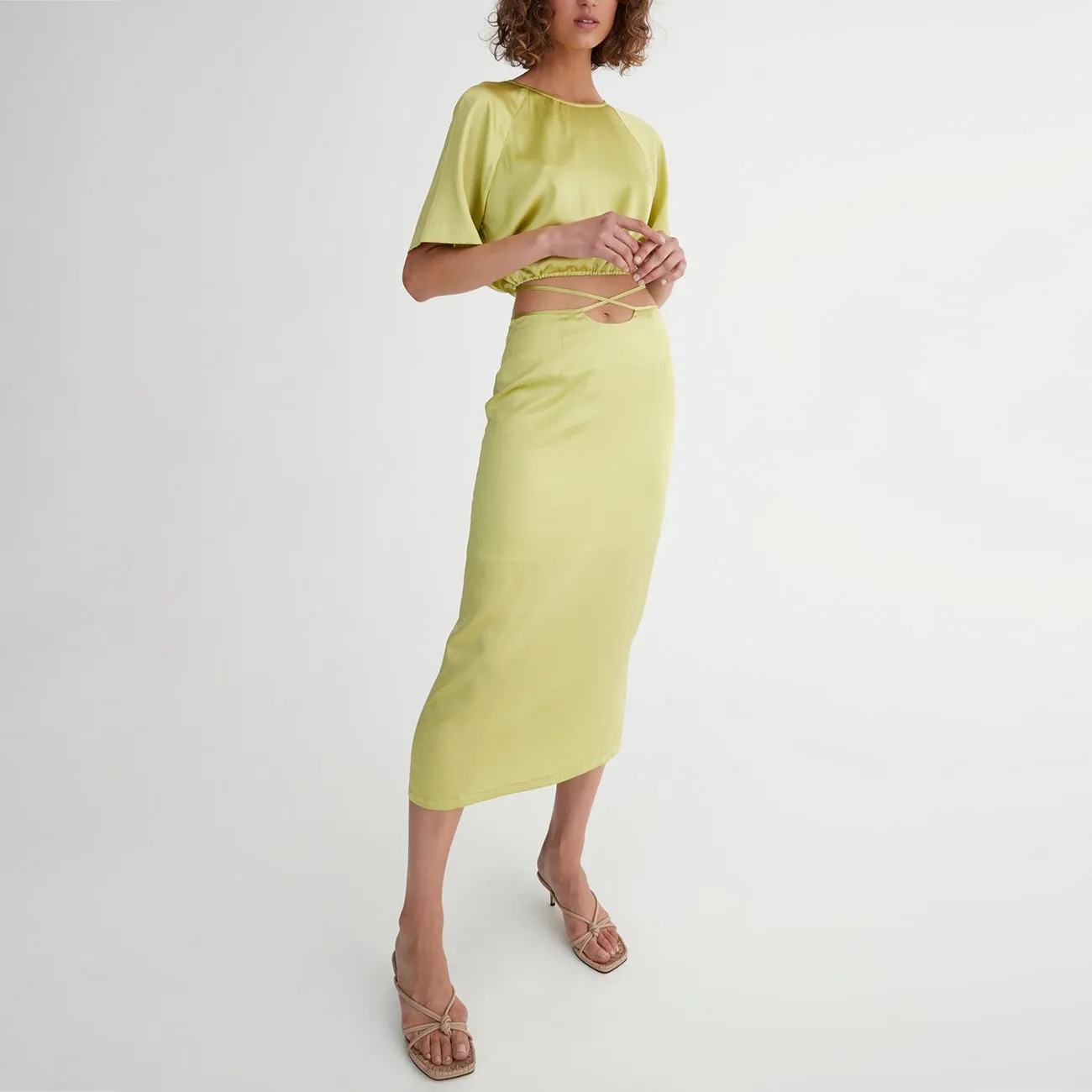 MARRIKA SKIRT LIME