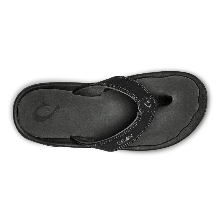Olukai Ohana  Mens Sandal Black/Shadow