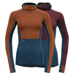 Ropa interior térmica de mujer Devold TUVEGGA MERINO HOODIE (FLAME)