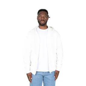 ZIP UP HOODIE - WHITE